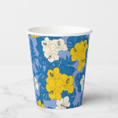 Gobelets En Papier Hibiscus fleurs et feuilles (Verso)