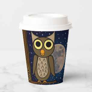 Gobelets En Papier hibou 