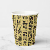 Gobelets En Papier Hiéroglyphe égyptien (Gauche)