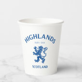 Gobelets En Papier HIGHLANDS Ecosse (Recto)