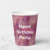 Gobelets En Papier Hip Hip Hooray Abstract Art (Verso)