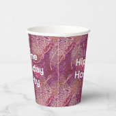 Gobelets En Papier Hip Hip Hooray Abstract Art (Droite)