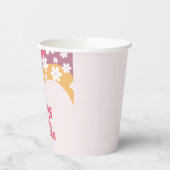 Gobelets En Papier Hippie Young Wild et Trois Daisy Anniversaire (Gauche)