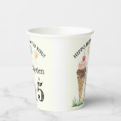 Gobelets En Papier Hippo fête d'anniversaire (Gauche)