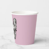 Gobelets En Papier Hipster Bulldog (Verso)