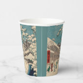 Gobelets En Papier Hiroshige hiver paysage Japon pays (Droite)