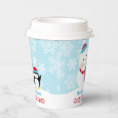 Gobelets En Papier Hiver ONE derland Anniversaire Snowman (Droite)
