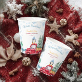 Gobelets En Papier hiver onederland 1er anniversaire invitations