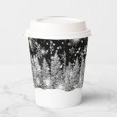 Gobelets En Papier Hiver Solstice neige (Gauche)