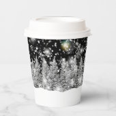 Gobelets En Papier Hiver Solstice neige (Recto)