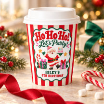 Ho Ho Ho Santa Noël Anniversaire Rayures