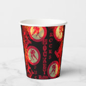 Gobelets En Papier Hockey (Verso)