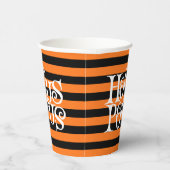 Gobelets En Papier Hocus Pocus Orange Stripes Halloween Paper Cup (Droite)