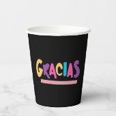 Gobelets En Papier HOLA ! Vous avez une soirée tapas ? Image et texte (Verso)