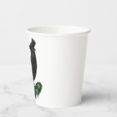 Gobelets En Papier Holiday Crow with Top Hat (Gauche)