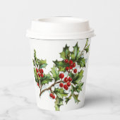 Gobelets En Papier HollyBerries 001 (Verso)