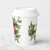 Gobelets En Papier HollyBerries 001 (Droite)