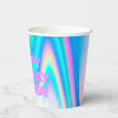 Gobelets En Papier Hologramme Holographique Personnalisé Iriascendanc (Verso)