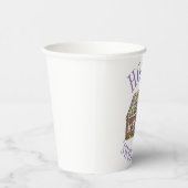 Gobelets En Papier Home Sweet Home Gingerbread Maison Vacances (Droite)