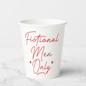 Gobelets En Papier Hommes de fiction uniquement (Recto)