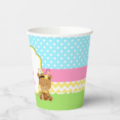 Gobelets En Papier Honey Bear et Bumble Bee Anniversaire (Gauche)