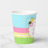 Gobelets En Papier Honey Bear et Bumble Bee Anniversaire (Droite)