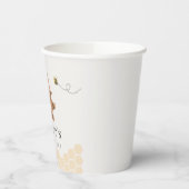 Gobelets En Papier Honey Bear First Bee day (Gauche)