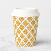 Gobelets En Papier Honeypeb Gold Parties scintillant Boho Collection (Verso)