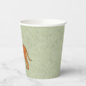 Gobelets En Papier Hongrois Vizsla Pointeur Dessin Chien Dessin Vert (Gauche)