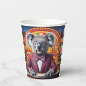Gobelets En Papier Hôte de Koala Game Show (Verso)