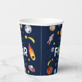 Gobelets En Papier Houston Nous avons quatre ans 4e fête d'anniversai (Droite)