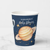 Gobelets En Papier Houston We Have A Boy Outer Space (Recto)