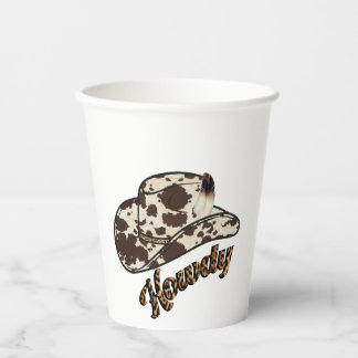 Gobelets En Papier Howdy Casquette - Howdy honey - Howdy