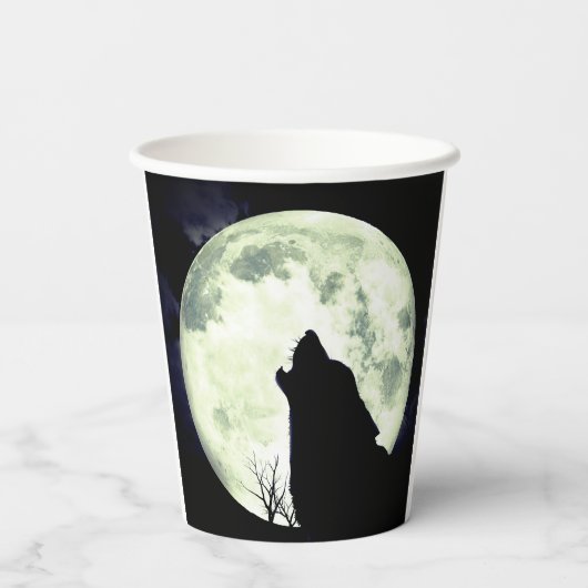 Gobelets En Papier Howling Wolf (Verso)