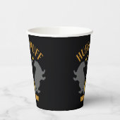 Gobelets En Papier HUFFLEPUFF™ Badger and Cup House Pride Graphisme (Gauche)