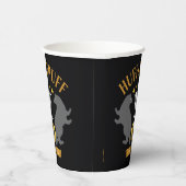 Gobelets En Papier HUFFLEPUFF™ Badger and Cup House Pride Graphisme (Droite)