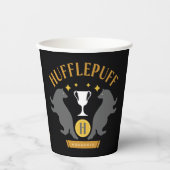 Gobelets En Papier HUFFLEPUFF™ Badger and Cup House Pride Graphisme (Recto)