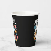 Gobelets En Papier Hugs, Nez Humide et Vibes de Printemps - Animaux d (Gauche)