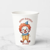 Gobelets En Papier Humour de cirque clownesque (Verso)