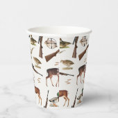 Gobelets En Papier Hunting Wildlife Outdoorsman Pattern (Droite)