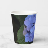 Gobelets En Papier Hydrangea macrophylla violette rustique (Recto)