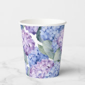 Gobelets En Papier Hydrangée (Verso)