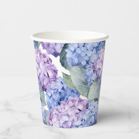 Gobelets En Papier Hydrangée (Verso)