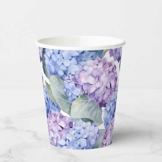 Gobelets En Papier Hydrangée (Gauche)