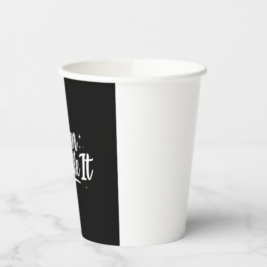 Gobelets En Papier I Can Handle It" 8oz Paper Cups (Gauche)