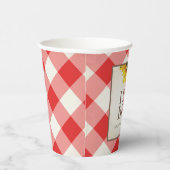 Gobelets En Papier I Do BBQ Sunflower Party Table  (Droite)