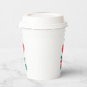 Gobelets En Papier I Love Bangladesh Vertical Heart Country Carte (Gauche)