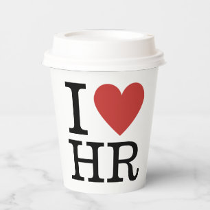 Gobelets En Papier I ❤️ Love HR - Département RH -