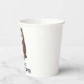 Gobelets En Papier I Might Need Coffee Later - Funny Owl Humor (Gauche)