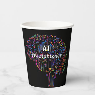 Gobelets En Papier IA Praticien de l'intelligence artificielle